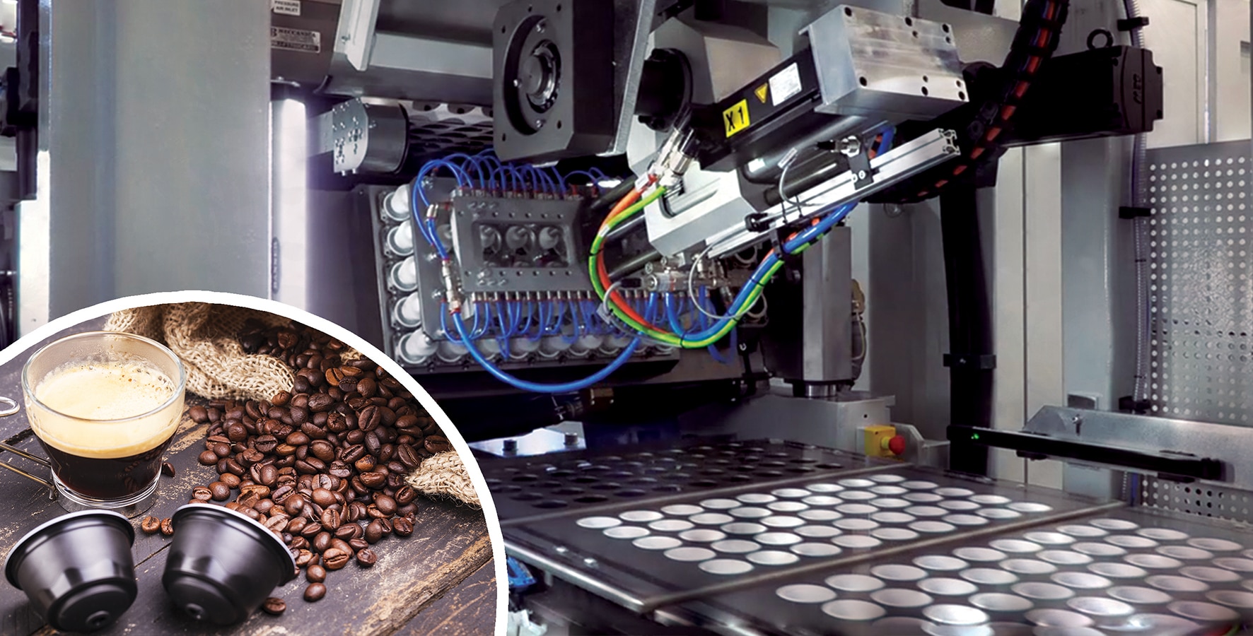 An electronic system to simplify coffee capsule production